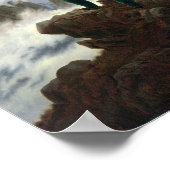 霧の海の上をさまよう放浪者 ポスター (角)