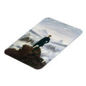 霧の海の上をさまよう放浪者 マグネット (左側)