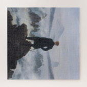 霧の海の上をさまよう ジグソーパズル (横)