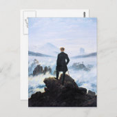 霧の海の上を放浪者、アール素晴らしト ポストカード (正面/裏面)