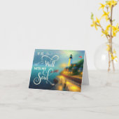 霧の海の港それは良いカードである カード (黄色い花)