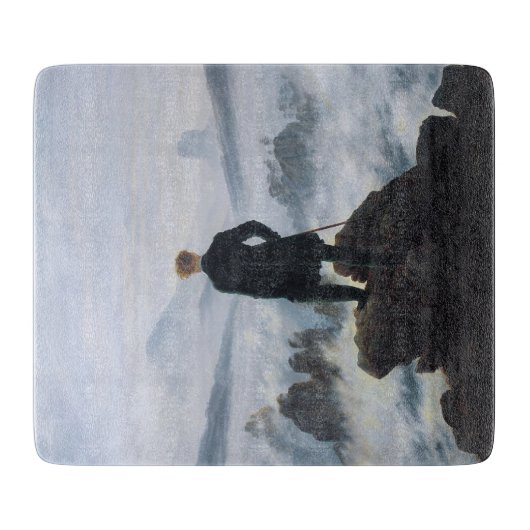 霧の海をさまよう（C.D.フリードリヒ） カッティングボード (正面)