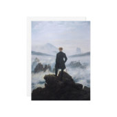 霧の海をさまよう（C.D.フリードリヒ） カード (正面/裏面インサイチュ)