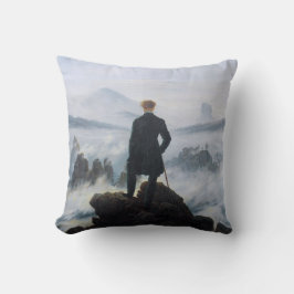 霧の海をさまよう（C.D.フリードリヒ） クッション