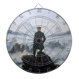 霧の海をさまよう（C.D.フリードリヒ） ダーツボード