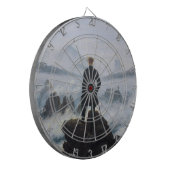 霧の海をさまよう（C.D.フリードリヒ） ダーツボード (正面左)