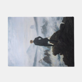 霧の海をさまよう（C.D.フリードリヒ） ドアマット