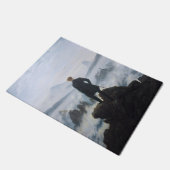 霧の海をさまよう（C.D.フリードリヒ） ドアマット (アングル)