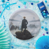 霧の海をさまよう（C.D.フリードリヒ） ペーパープレート (パーティー)