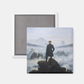 霧の海をさまよう（C.D.フリードリヒ） マグネット (正面/裏面)