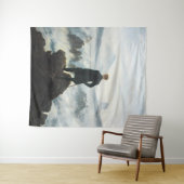 霧の海を放浪するフリードリッヒ タペストリー (インサイチュ(横))