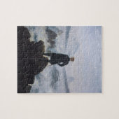 霧の海を放浪する人 ジグソーパズル (横)