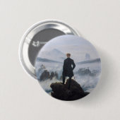 霧の海を放浪する人 缶バッジ (正面&裏面)