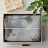 霧の海岸と隠されたピーク – デコページ –  薄葉紙 (ギフト)