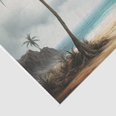 霧の海岸と隠されたピーク – デコページ –  薄葉紙 (詳細)