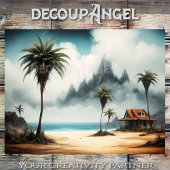 霧の海岸と隠されたピーク – デコページ –  薄葉紙