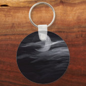 霧の深い月 キーホルダー (正面)