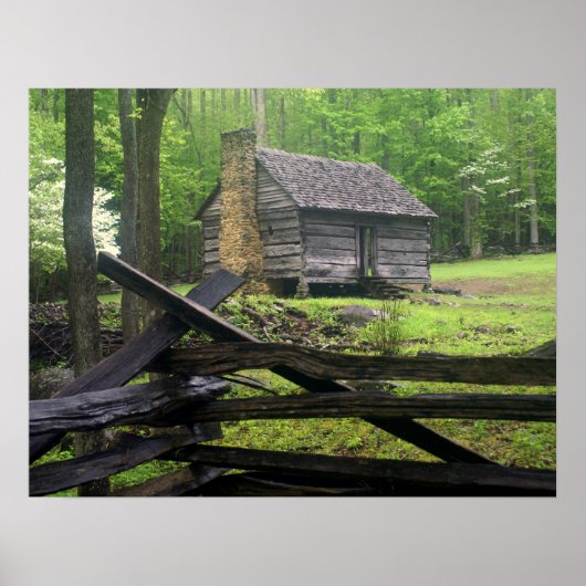 霧の深い朝のホームステッド ポスター (正面)