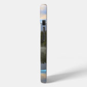 霧の湖の木々反射の静かな自然写真 Case-Mate iPhoneケース (裏面 / 左)