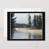 霧の湖 ポストカード (正面/裏面)