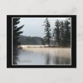 霧の湖 ポストカード (正面)