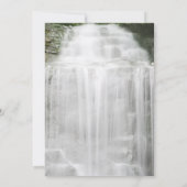 霧の滝結婚の写真デートを保存 セーブザデート (裏面)