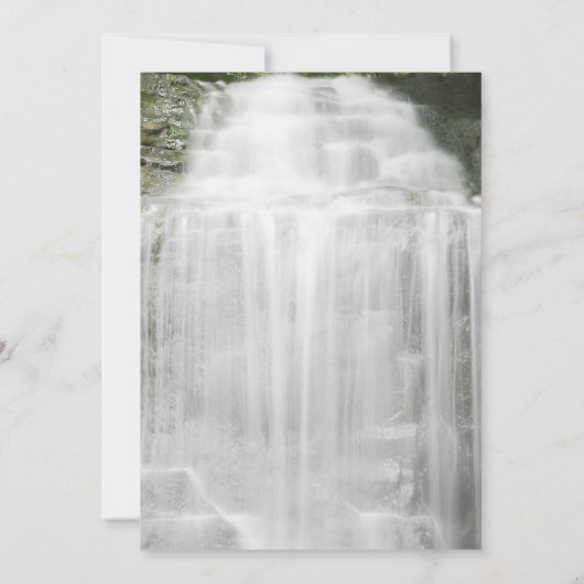 霧の滝結婚の写真デートを保存 セーブザデート (裏面)