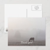 霧の牧場 ポストカード (正面/裏面)