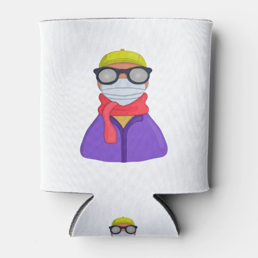 霧の眼鏡 缶クーラー (正面)