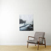 霧の神秘的な朝に滝をカスケード タペストリー (インサイチュ)