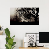 霧の立った公園で二人が出会う ポスター (ホームオフィス)