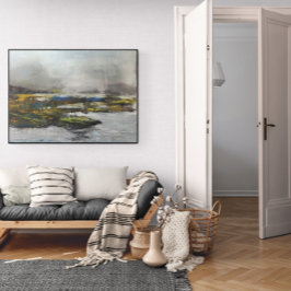 霧の立った小川の小声 キャンバスプリント