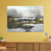 霧の立った小川の小声 キャンバスプリント (インサイチュ (リビング))