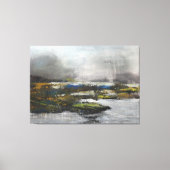 霧の立った小川の小声 キャンバスプリント (正面)