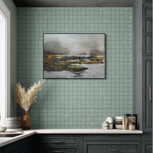 霧の立った小川の小声 フォトプリント