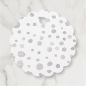 霧の紙吹雪ウォーターカラードットギフトタグ フェイバータグ (裏面)