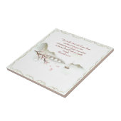 霧の花がバイブル横断の聖句セラミックタイル タイル (側面)