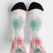 霧の花びら ソックス (上部)
