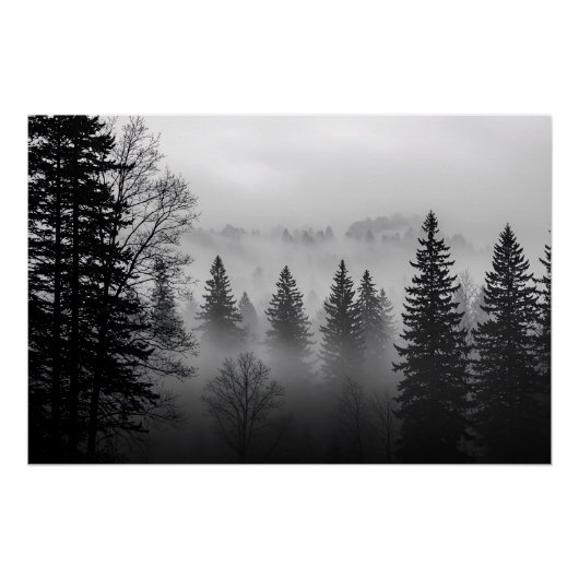 霧の謎の光沢 ポスター (正面)