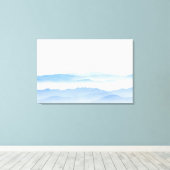 霧の谷の層 キャンバスプリント (インサイチュ (ウッドフロア))