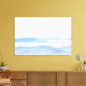 霧の谷の層 キャンバスプリント (インサイチュ (リビング))