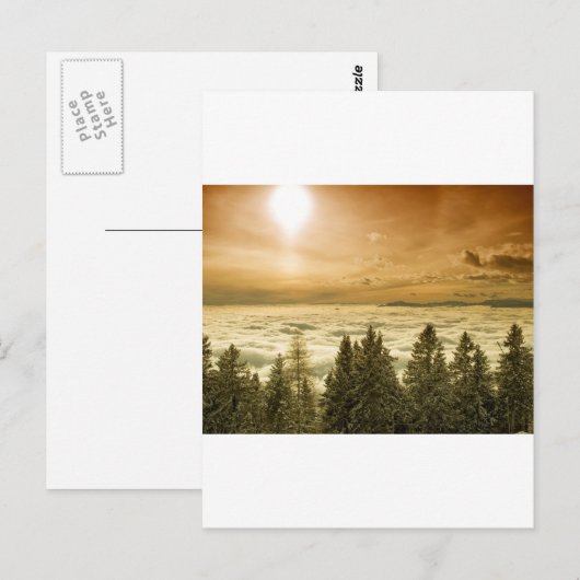 霧の谷 ポストカード (正面/裏面)