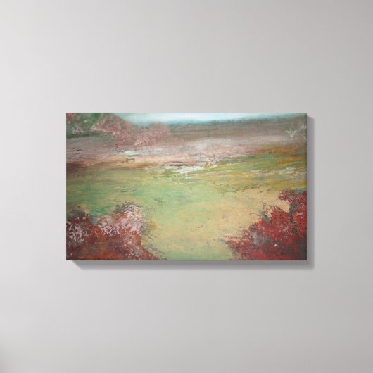 霧の風景 キャンバスプリント (正面)