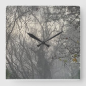 霧の魔法の壁時計、27.3 cm平方アクリル スクエア壁時計 (正面)
