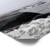 霧の魚釣り ポスター (角)