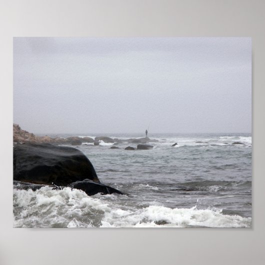 霧の魚釣り ポスター (正面)