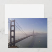 霧の黄金の門 ポストカード (正面/裏面)