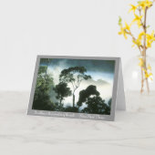 霧はアマゾン雨林を覆い隠します カード (黄色い花)