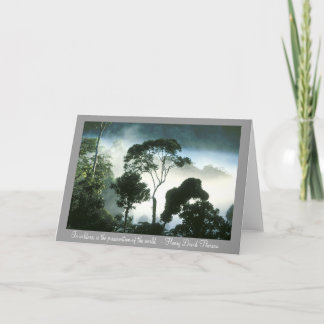 霧はアマゾン雨林を覆い隠します カード