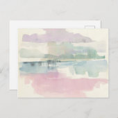 霧を持ち上げる |ソフトパステル ポストカード (正面/裏面)